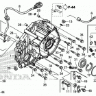 TRX520FE2 AC Крышка картера задняя