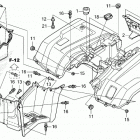 TRX420TE1 A Задний бампер