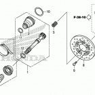 TRX420FA5 A Карданный вал