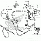 TRX520FM6 2A Рулевые переключатели и тросы