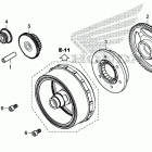 SXS1000M5D 2A Муфта стартера