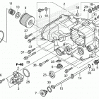 SXS700M2D A Передняя крышка картера