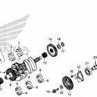 SXS1000S2X 5A Коленчатый вал и поршни