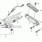 TRX680FA5 2AC Подножки и педали