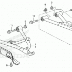 TRX420TE1 A Передняя подвеска
