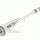 TRX680FA5 2AC Вал ведущий