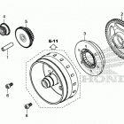 SXS1000S2X 5A Муфта стартера