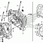 TRX520FE2 AC Картер двигателя