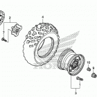 TRX420FA5 A Переднее колесо