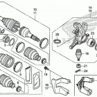 TRX420FA5 A Передний  привод и кулак поворотный