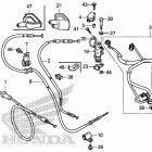 TRX520FE2 AC Рычаги,тросы и рулевые переключатели