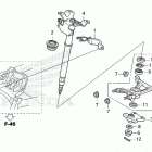 TRX420TE1 A Рулевой вал
