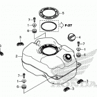 SXS1000S4X A Топливный бак