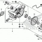 TRX520FM6 2A Редуктор задний