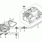 TRX420FA5 A Крышка водяной помпы