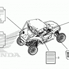 SXS1000S2X 5A Лейбл предостережения