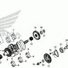 SXS1000S4X A Коленчатый вал и поршни