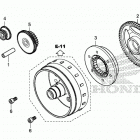 SXS1000S4X A Муфта стартера
