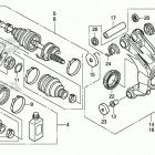 TRX680FA5 2AC Rear knuckle@rear