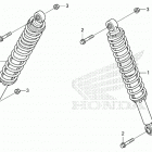SXS700M2D A Передние аммортизаторы