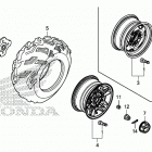 TRX520FA7 2A Переднее колесо