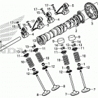 SXS1000M5D 2A Распределительный вал и клапана
