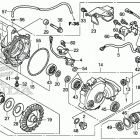 TRX680FA5 2AC Передний редуктор