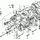 TRX520FA7 2A Передняя крышка картера