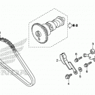TRX420TE1 A Цепь ГРМ и натяжитель