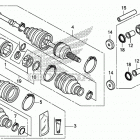 TRX520FM6 2A Rear knuckle@rear drive