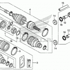 TRX420FA5 A Rear knuckle@rear