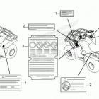 TRX420TE1 A Лейбл предостережения