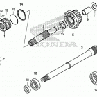 TRX520FA7 2A Вал ведущий