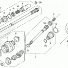 SXS700M2D A Карданный вал