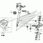 TRX520FA5 A Рулевой вал