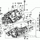 SXS1000S4X A Картер двигателя