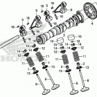 SXS1000S2X 5A Распределительный вал и клапана