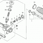 SXS700M2D A Steering gear box@tie rod