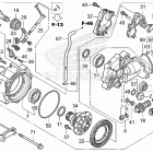 SXS700M2D A Передний редуктор