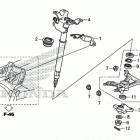 TRX520FM1 2A Рулевой вал