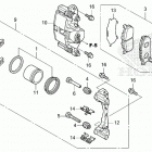 SXS700M2D A Передний суппорт