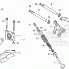 SXS700M2D A Распределительный вал и клапана