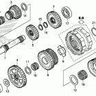 TRX680FA5 2AC Трансмиссия