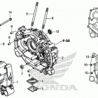 TRX520FA7 2A Картер двигателя