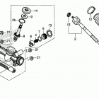 SXS1000M5D 2A Steering gear box@tie rod