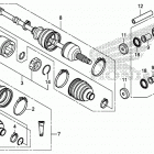 TRX520FA7 2A Rear knuckle@rear drive
