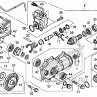 TRX520FE2 AC Передний редуктор