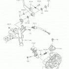 BRUTE FORCE 750 4x4i EPS Педаль тормоза