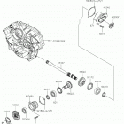 BRUTE FORCE 750 4x4i Передняя коническая зубчатая передача
