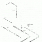 BRUTE FORCE 750 4x4i Тросы управления